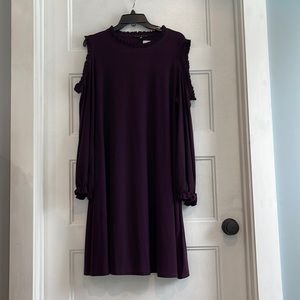 Tiana b | Zone 2 Classic | Womens Plus Size 18 W |Eggplant color | cold shoulder